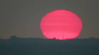 Pink Sunset and moon grifting 🤪🌄