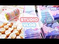 STUDIO VLOG EP.3 // unboxing sakura merch, how i quality check inventory, new packaging and more!