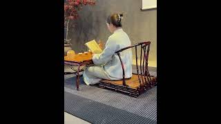 Qiongzhu Bamboo Zen Meditation Chair Balcony Tatami Bamboo Chair