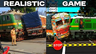 Gonda Asansol Express Collides With Truck At Rail Road Crossing