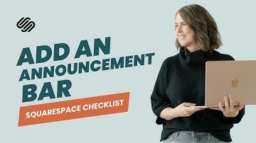 Squarespace Announcement Bar: Beginner Tutorial