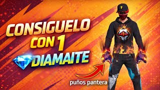 Consigue Los Puños Pantera Con 1 Diamante Fácil En Free Fire