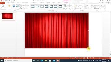 làm hiệu ứng kéo rèm cửa băng  powerpoint