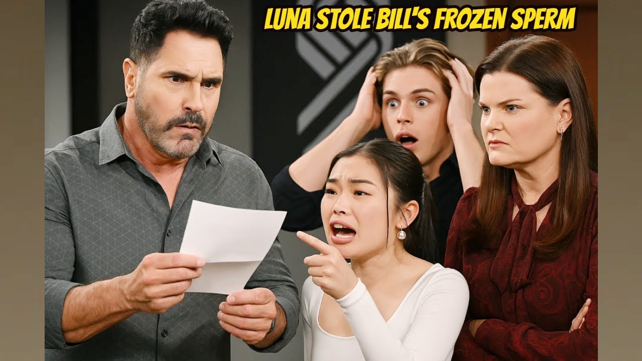 Luna stole Bill's frozen sperm, shocking confession The Bold and the Beautiful Spoilers