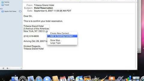 Apple Tips Mail Data Detectors