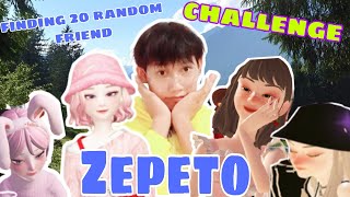 ZEPETO | finding 20 random Friend In Zepeto but Challenge! If I loss I will sing screenshot 4