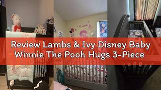 Review Lambs & Ivy Disney Baby Winnie The Pooh Hugs 3-Piece Nursery Crib Bedding Set