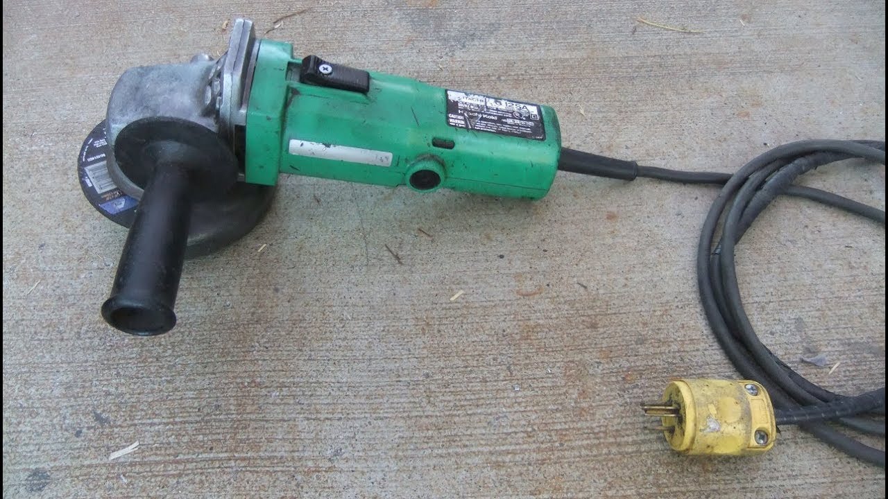 Hitachi G12SA Angle Grinder Repair YouTube