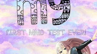 [MMD] My First Motion Data Test