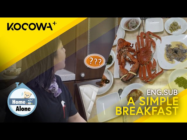 Park Na Rae's Mom Cooks A Simple Breakfast For Her Daughter | Home Alone EP538 | KOCOWA+ class=