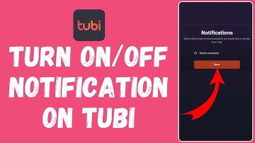 How to Turn On/Off Notification on Tubi (2024) | Tubi TV Tutorial