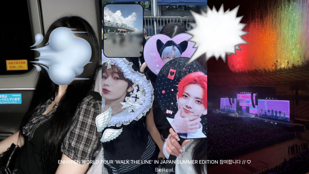 [엔진로그] 엔하이픈이 스타디움 입성했다는데 참여해야겠지 ☆ 도쿄 스타디움 WTL 참여 & 도쿄 여행 VLOG ~