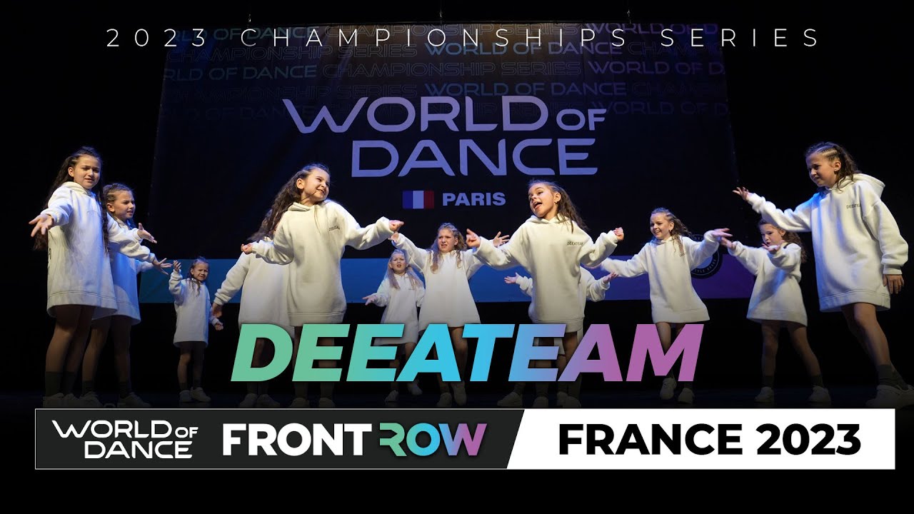 DeeaTeam  Junior Team Division  FrontRow  World of Dance France 2023   wodfr23