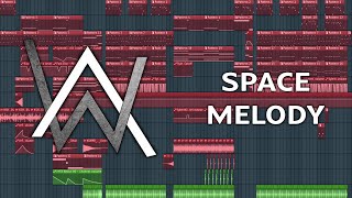 VIZE x Alan Walker - Space Melody | FL Studio Remake + FLP Resimi