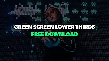 Free - Social Media Lower Thirds Green Screen | After Effects, Premiere Pro, Android