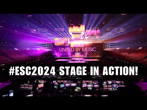 Stage Reveal Eurovision 2024 (Eirik Røland / Johan Nilsson + Stage in Action)