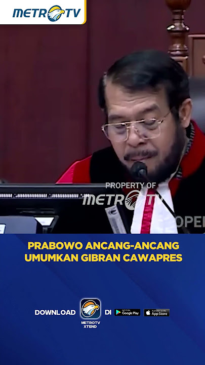 Prabowo Ancang Ancang Umumkan Gibran Jadi Cawapres #shorts