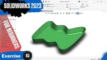 SolidWorks Exercises for Beginners #40 | SolidWorks Tutorial