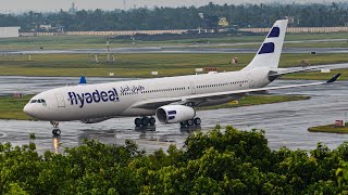 First hajj flight landing and take off from Kolkata Airport /hajj 2024/aviation videos/planes