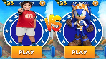Tag with Ryan vs Sonic Dash - Pirate Sonic New Character UPDATE Event All Bosses Zazz Eggman