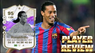 ¡ESTA CARTA ES PERFECTA! -REVIEW RONALDINHO 95 FUTURE STAR EAFC 24