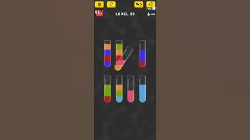 water sort color puzzle level 22