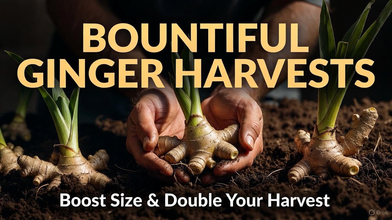 Быстро вырастите имбирь естественным путем 🌱 5 секретов, которые оживят его, увеличат размер и уд...