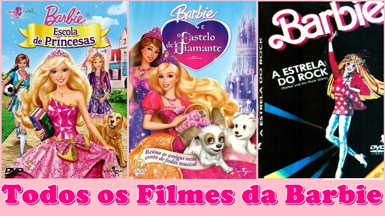 Todos os Filmes e Séries da Barbie Ordem de Lançamento ATUALIZADO YouTube Todos os Filmes e Séries da Barbie Ordem de Lançamento ATUALIZADO YouTube