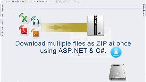 Download multiple files as ZIP at once  using ASP.NET & C#.