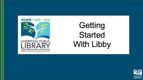Getting Started with Libby