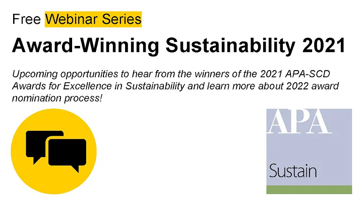 Award Winning Sustainability 2021, Part 2: OurCoun...