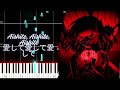 Aishite aishite aishite kikuo piano tutorial sheet  midi in the description