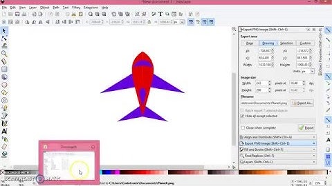 Inkscape Tutorial  - Make an Aeroplane - Beginner Level