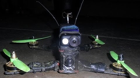 Crash and burn quadcopter maden FPV flight