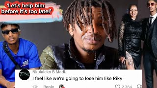 Prayers Go Up For Emtee After Seen Crying Like A Baby On A  no Home No Money For Him 