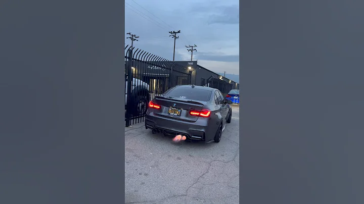 @FindingNick STAGE 2 BMW F80 M3 w/ exhaust + burble! #bmw #m3 #cars
