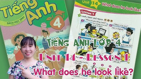 Tiếng Anh lớp 4 - Unit 14 - What does he look like? - Lesson 1