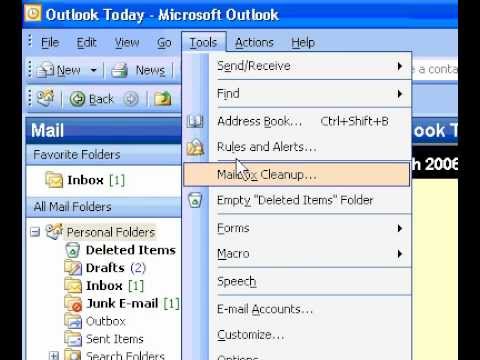 nouveau toutes les alertes dans Outlook 2003