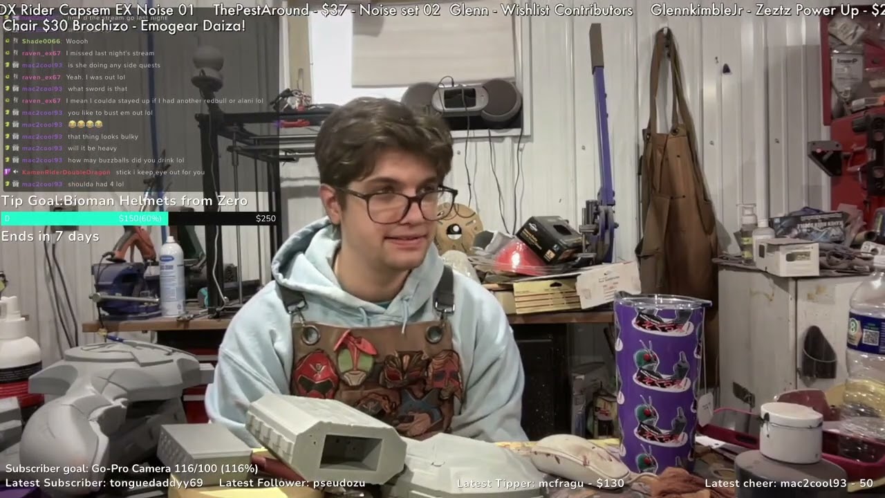 Making Power Ranger & Kamen Rider Helmets 2-21-26 Morning