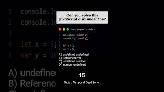 JavaScript Most Asked Interview questions❓#ytshorts #shorts #javascript #javascriptinterview #viral