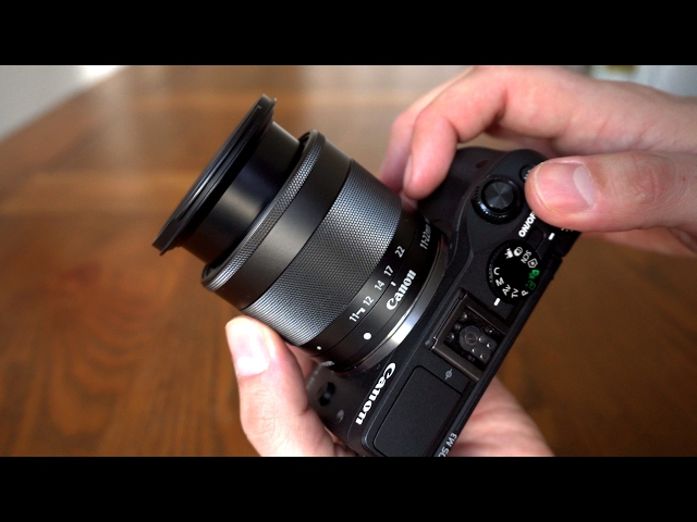 Canon EF-M 11-22mm f/4-5.6 IS STM lens review with samples - YouTube