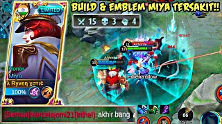 MIYA MM TERKUAT YANG TERLUPAKAN! BUILD & EMBLEM MIYA TERBARU! - Mobile Legends