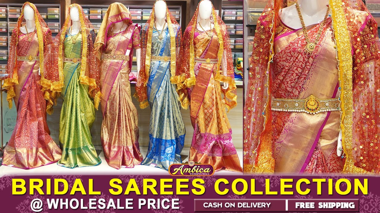 Aggregate more than 126 bridal sarees hyderabad latest