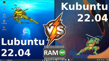 Lubuntu 22.04 vs Kubuntu 22.04: RAM Usage