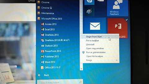 Windows 10 Tech Preview start menu customization