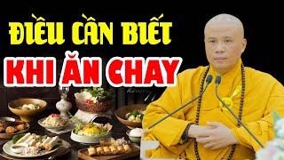 ĐIỀU CẦN BIẾT Khi Ăn Chay - Đại đức Thích Giác Nhàn