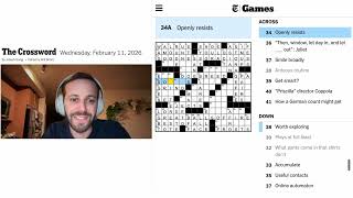 NYT New York Times Crossword | Wednesday, February 11, 2026
