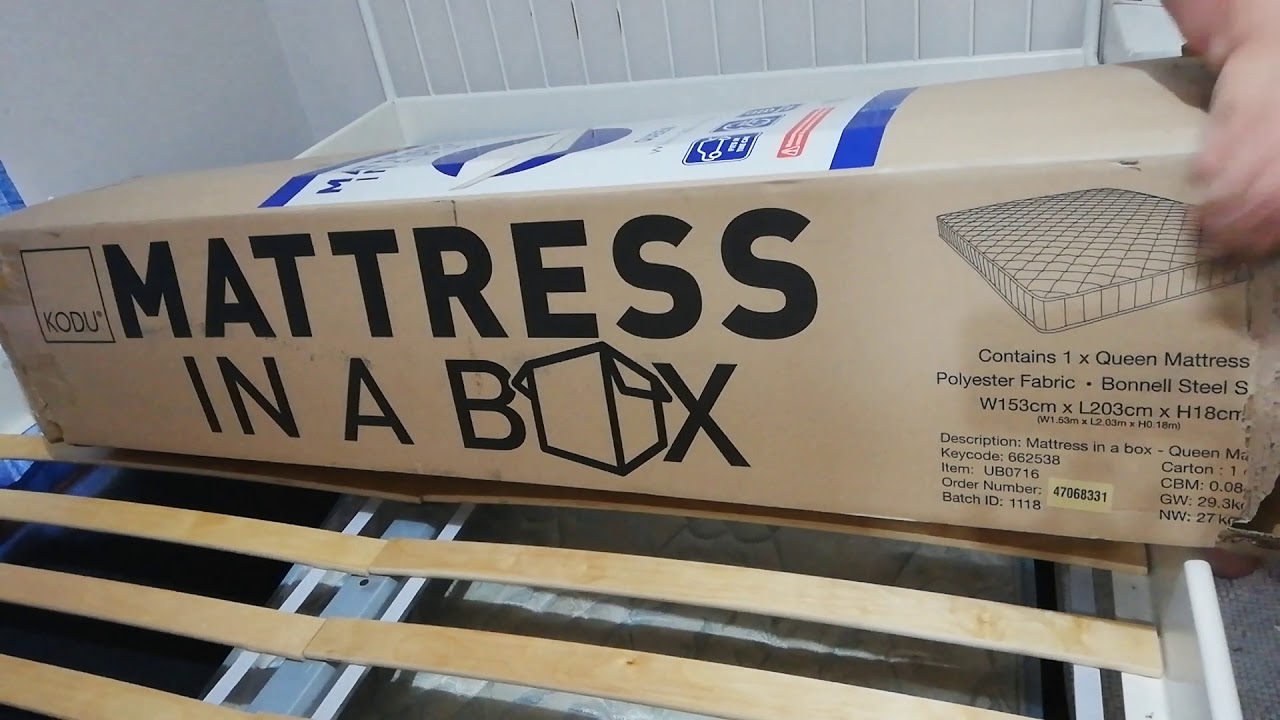Big W Queen mattress in a box review YouTube