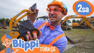 Blippi İş Makinelerini Öğreniyor 🏗️ Blippi Türkçe - Çocuklar için Eğitici Videolar