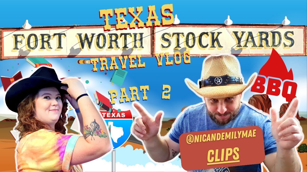 BBQ, Books, and Fort Worth Stockyards | Texas Travel Vlog | Part 2 | Clip